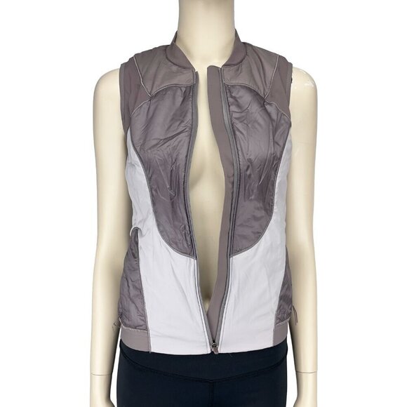 LULULEMON Polar Pace Run Purple Pink Silver Vest‎ Size 4 XS - Picture 8 of 16